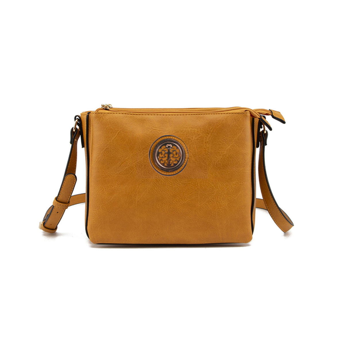 GESSY THREE-LAYER CROSS BODY BAG