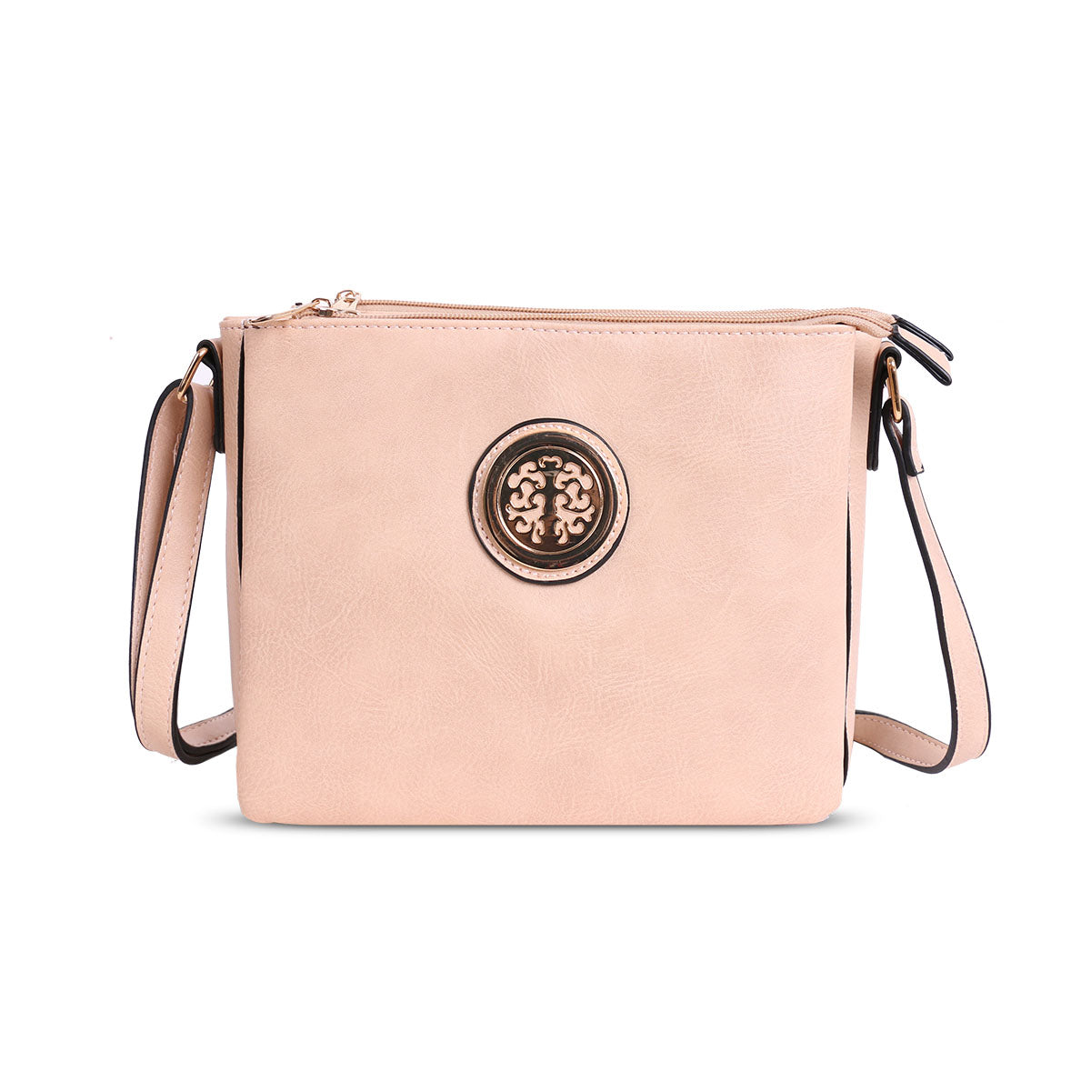 GESSY THREE-LAYER CROSS BODY BAG