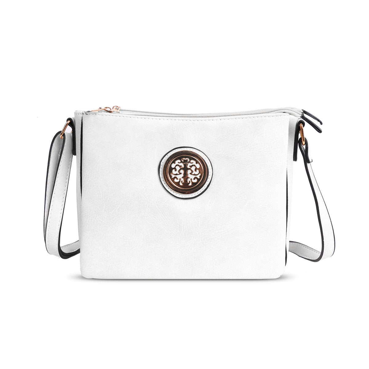 GESSY THREE-LAYER CROSS BODY BAG