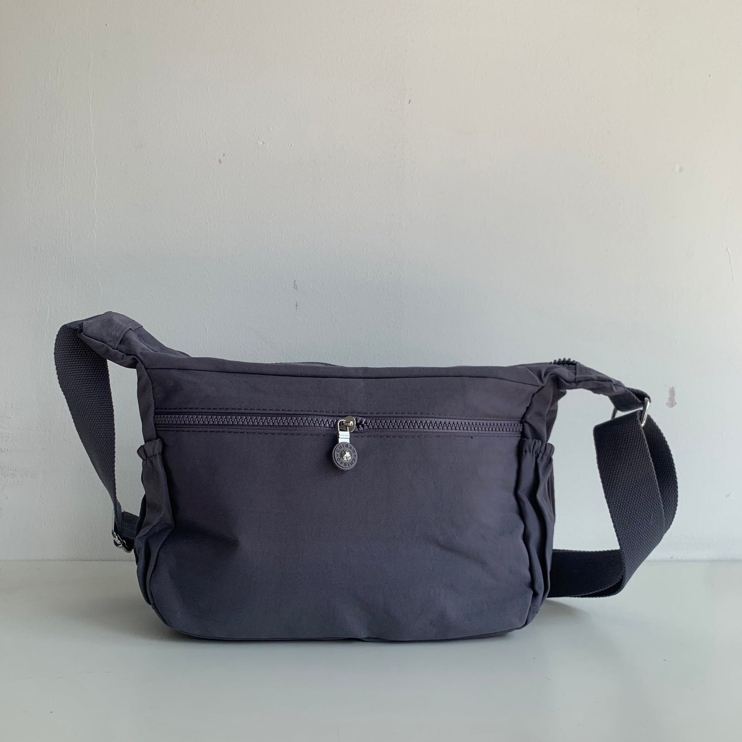 GESSY NYLON MULTIFUCTIONAL CROSSBODY BAG IN GREY