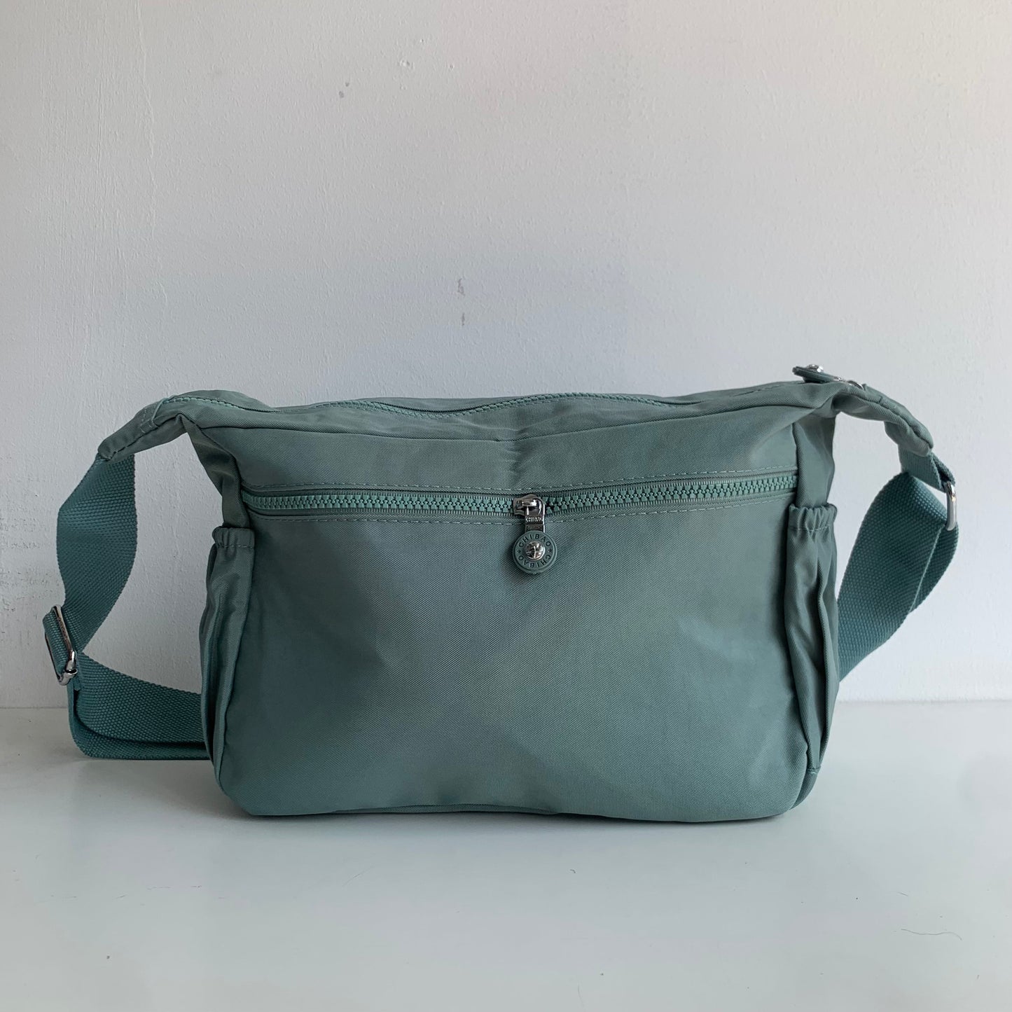 GESSY NYLON MULTIFUCTIONAL CROSSBODY BAG IN GREEN