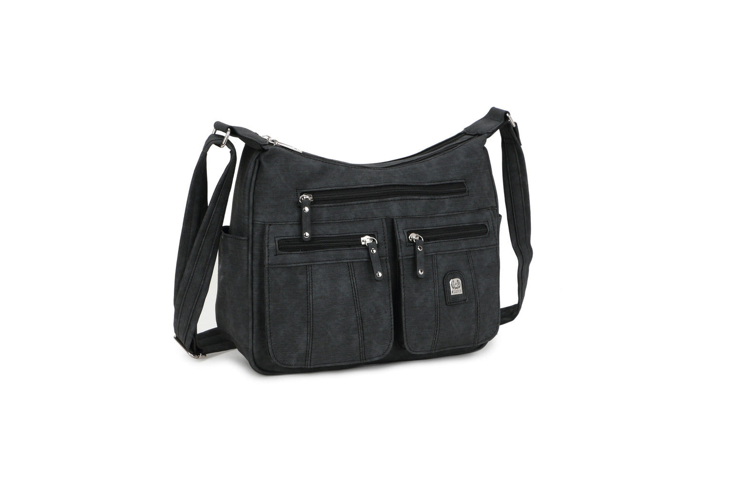 GESSY YOUTHFUL SQUARE HANDBAG IN BLACK
