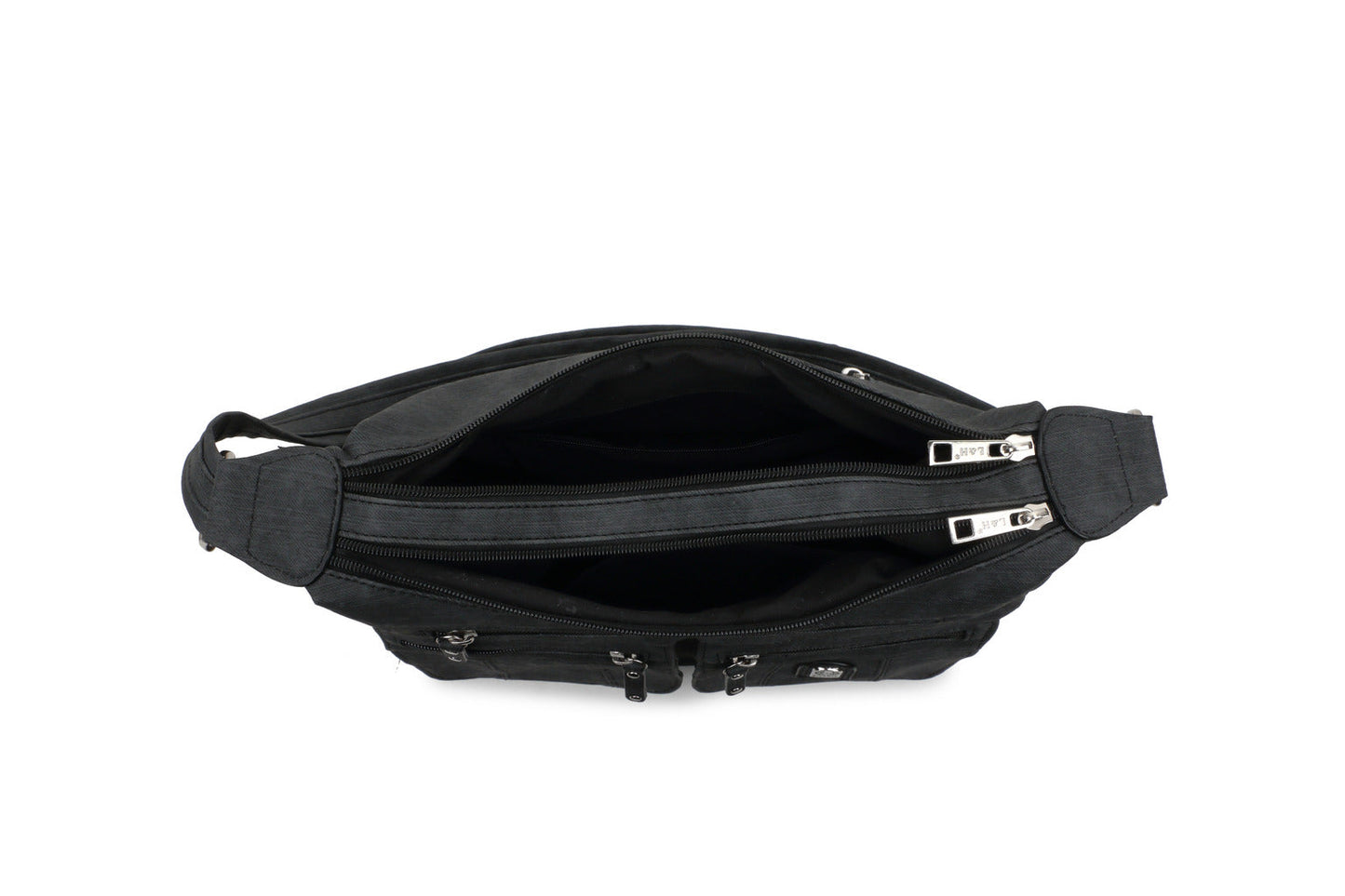 GESSY YOUTHFUL SQUARE HANDBAG IN BLACK