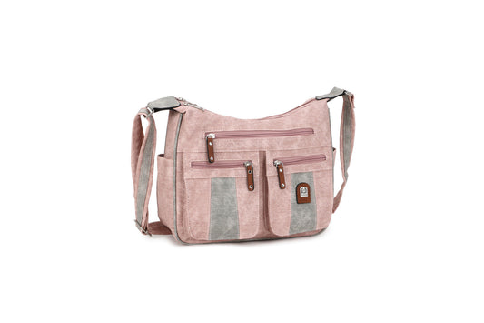 GESSY YOUTHFUL SQUARE HANDBAG IN PINK