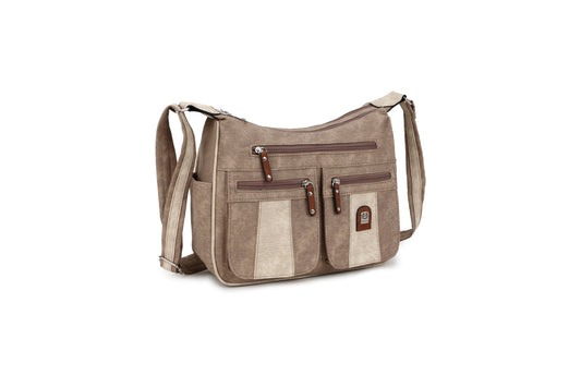 GESSY YOUTHFUL SQUARE HANDBAG IN APRICOT
