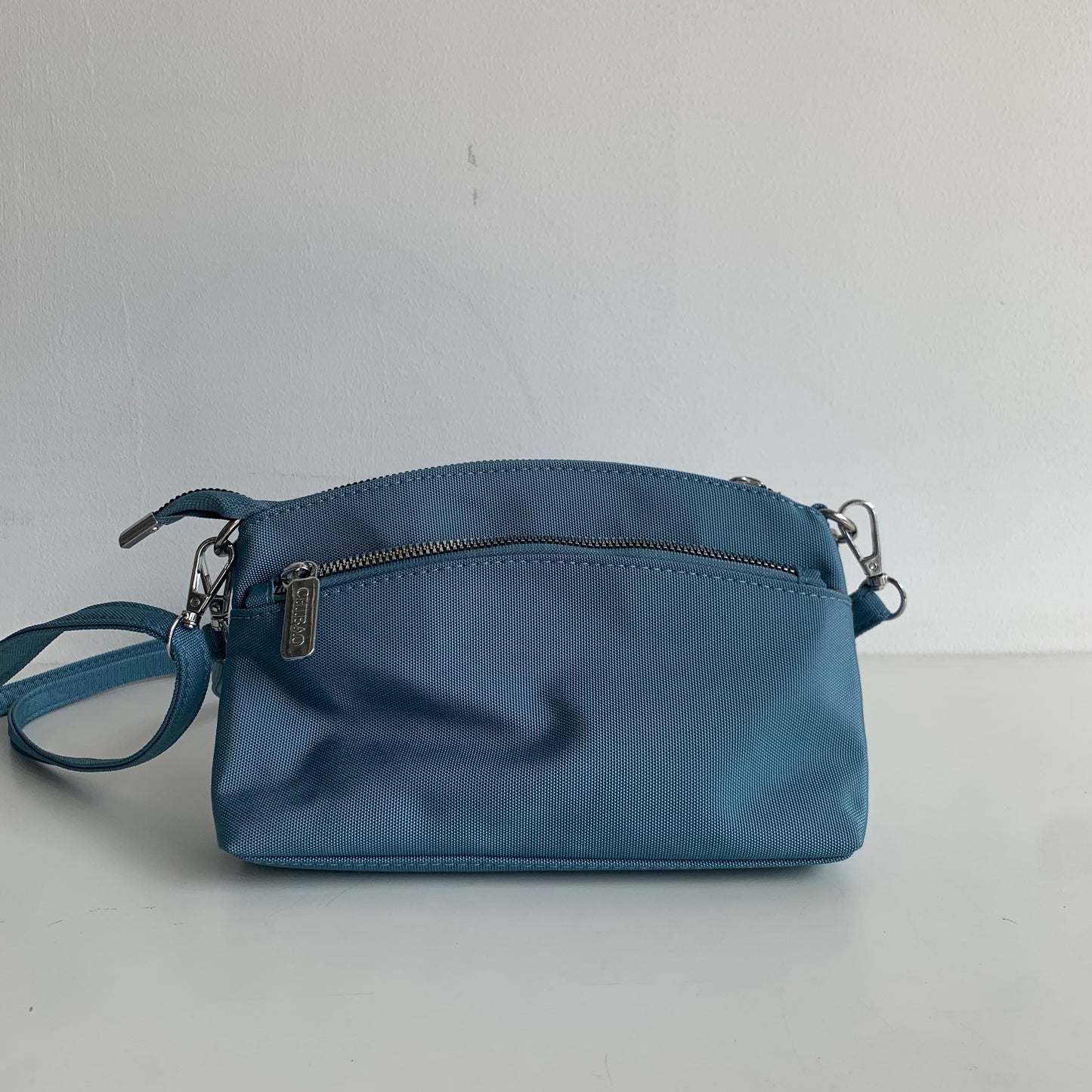 GESSY MULTI-LAYER CROSSBODY BAG IN LIGHT BLUE