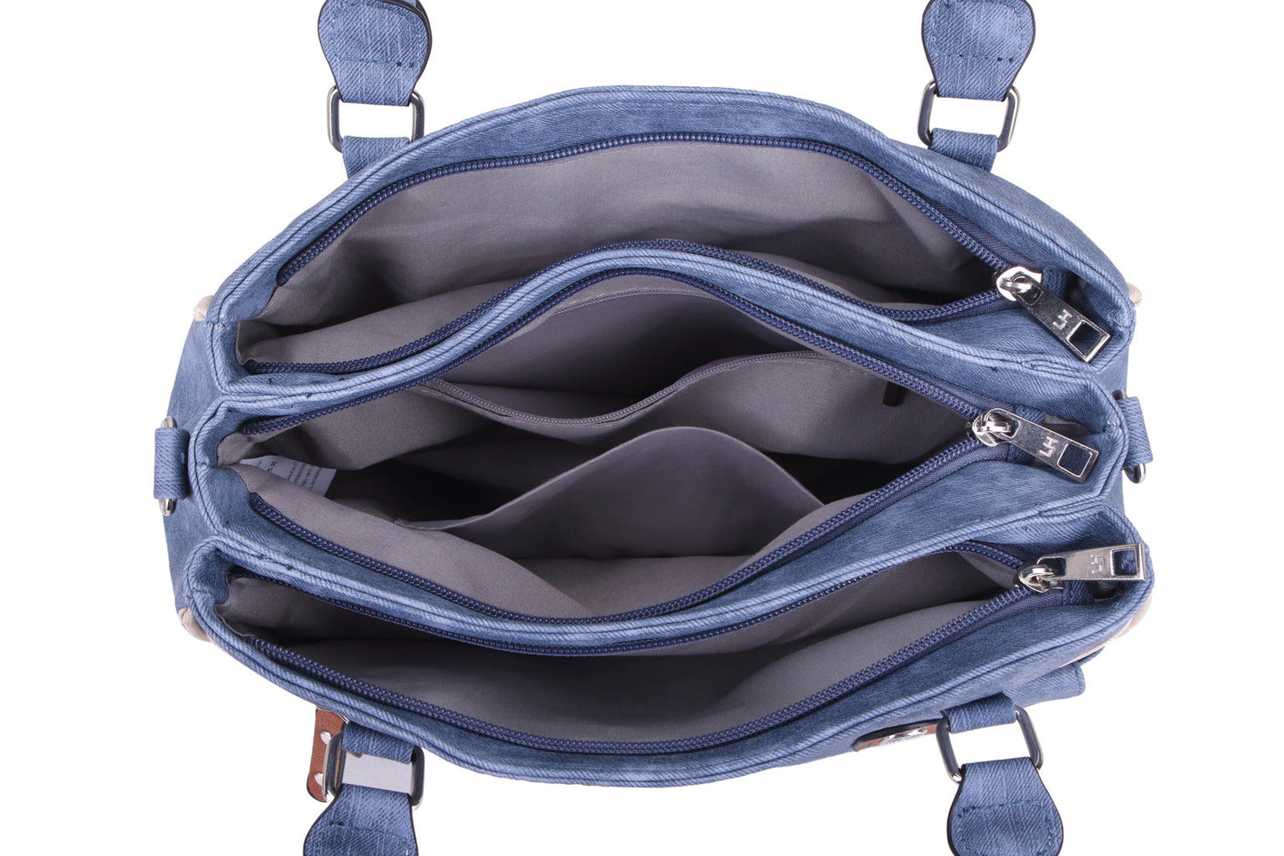 GESSY LARGE CAPACITY HANDBAG IN BLUE