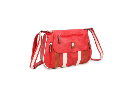 GESSY BIG CAPACITY HANDBAG IN RED