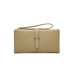 GESSY QUILTED FOLD PURSE IN GREEN