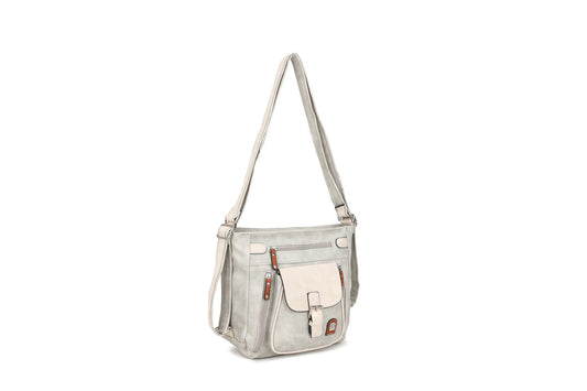 GESSY COLORBLOCK YOUTHFUL BAG IN GREY