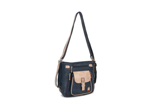 GESSY COLORBLOCK YOUTHFUL BAG IN BLUE