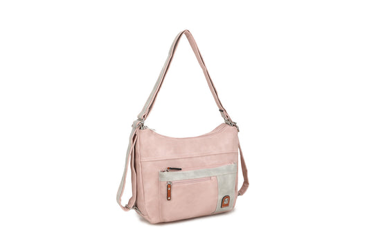 GESSY COLORBLOCK HANDBAG IN PINK