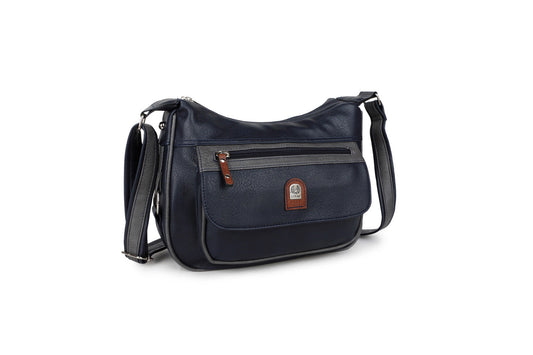 GESSY MEN'S MULTIFUCTIONAL CROSSBODY BAG IN BLUE/G