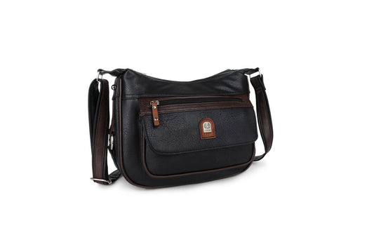 GESSY MEN'S MULTIFUCTIONAL CROSSBODY BAG IN BLACK/C