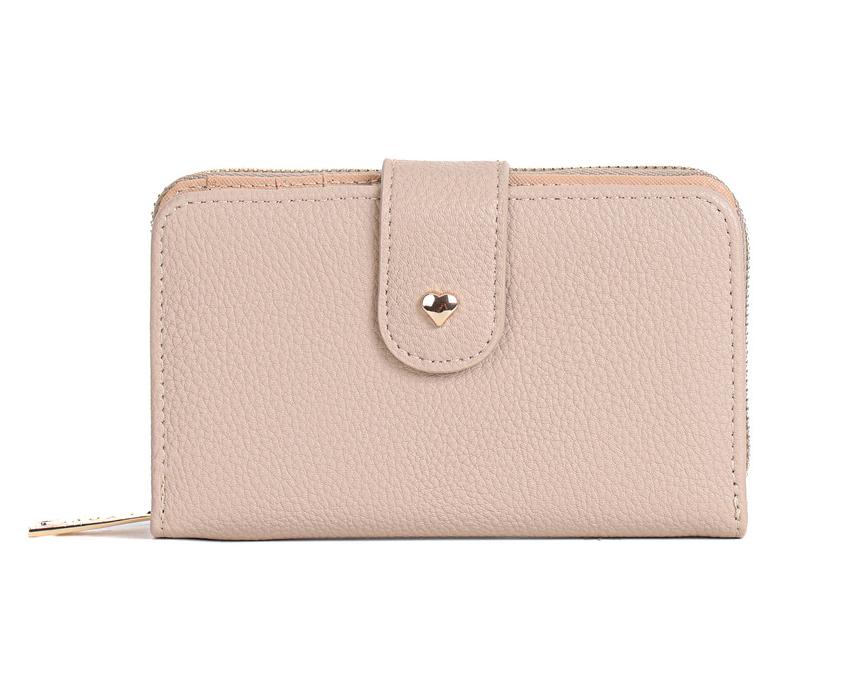 LYDC HEART SHAPE BUTTON SHORT PURSES