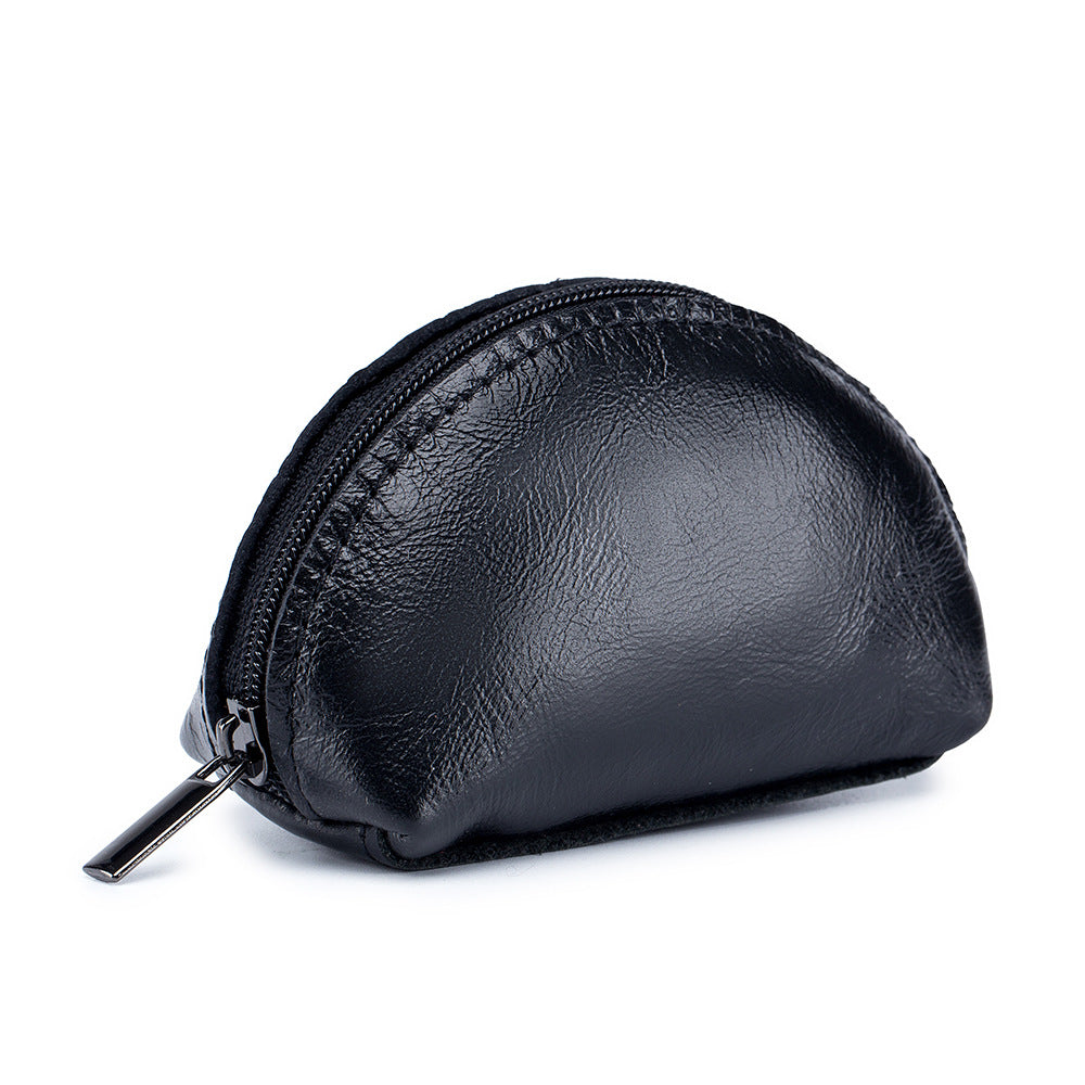 GESSY SHELL SHAPED LEATHER COIN PURSE