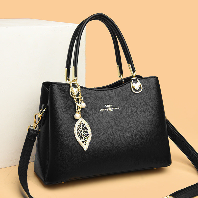 GESSY PU LEATHER TOTE BAG