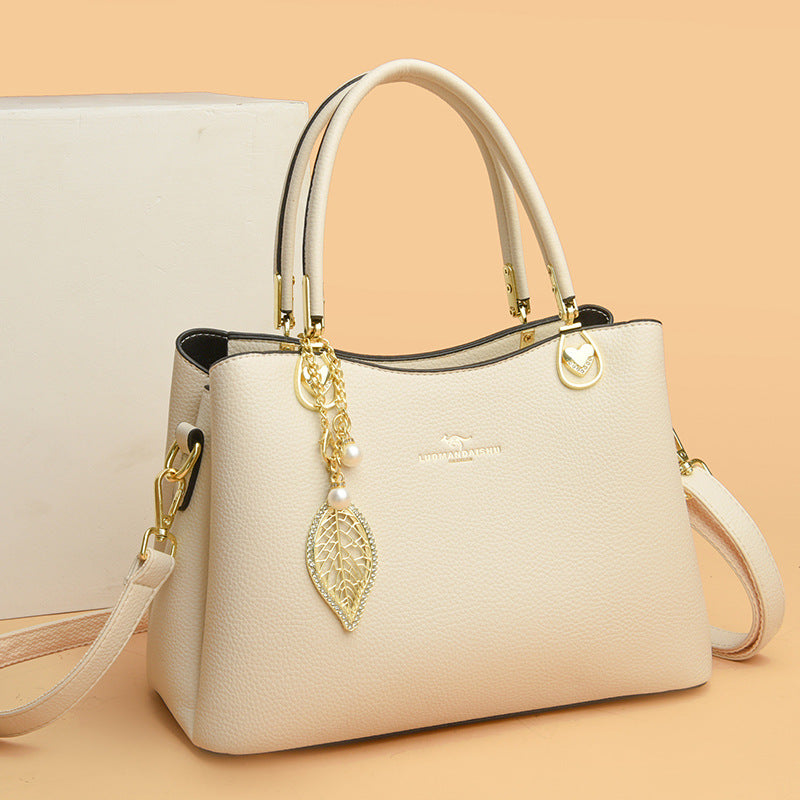 GESSY PU LEATHER TOTE BAG
