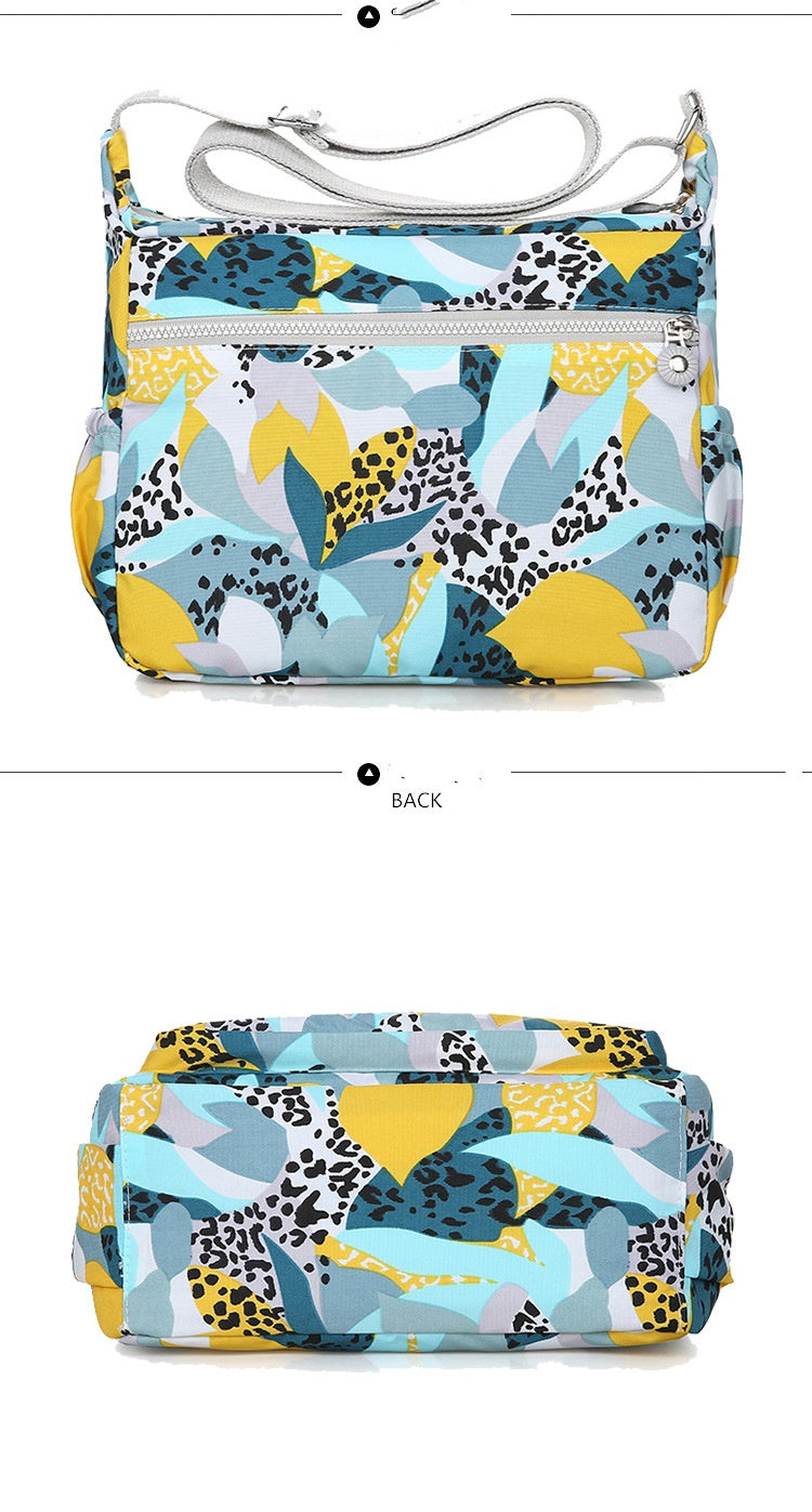 GESSY MEDIUM NYLON PRINTED BAG