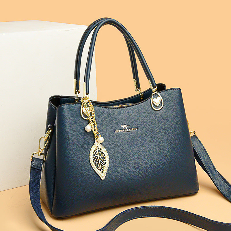 GESSY PU LEATHER TOTE BAG