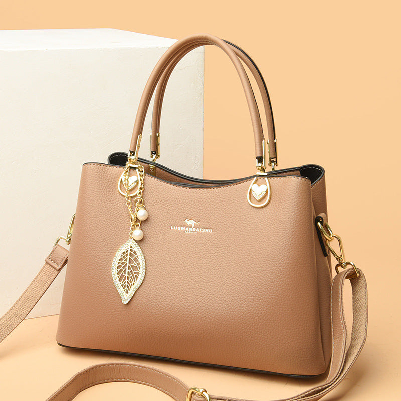 GESSY PU LEATHER TOTE BAG