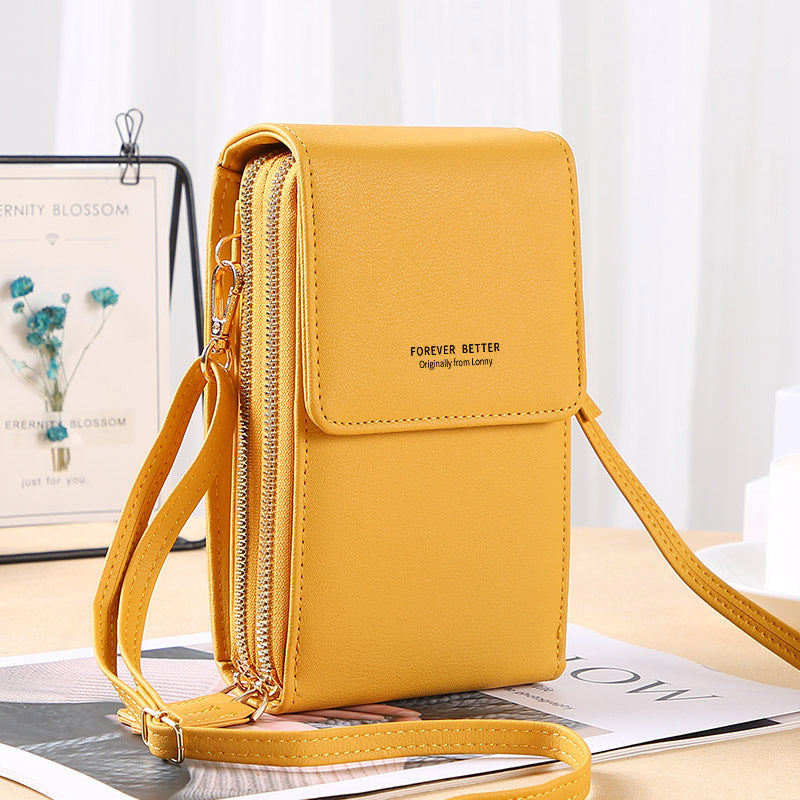 GESSY ZIP CROSSBODY FLAP PHONE BAG