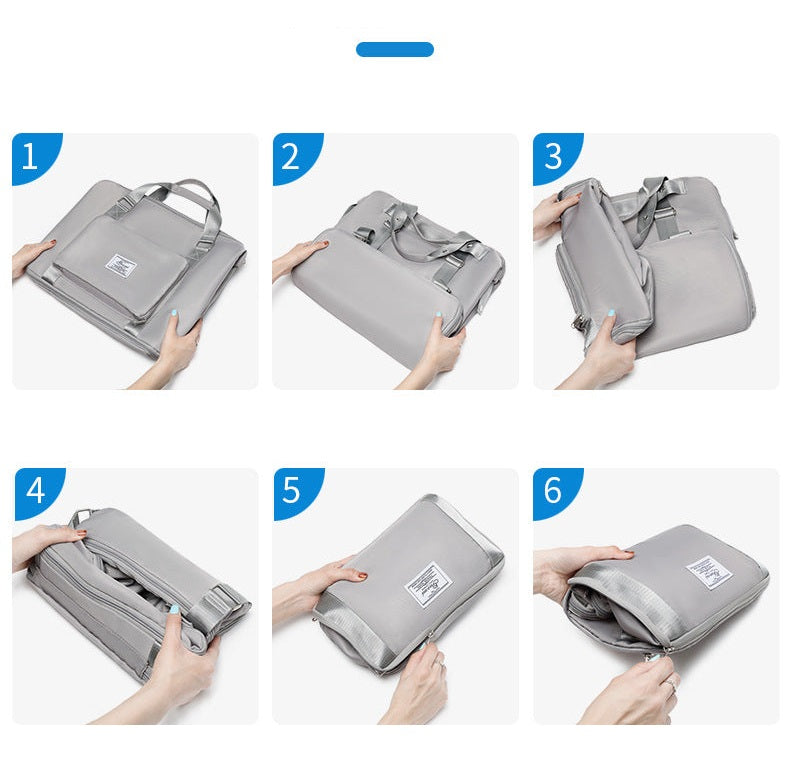 GESSY FOLDABLE LARGE CAPACITY LIGHTWEIGHT TRAVEL LUGGAGE BAG