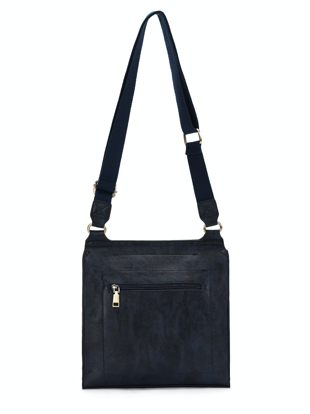 GESSY MESSENGER CROSS BODY BAG TWIST LOCKER IN NAVY