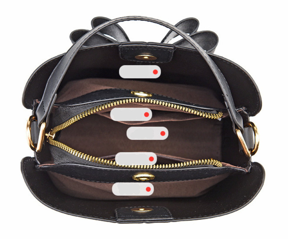GESSY TOTE HANDBAG BOW TIE BAG OPTIONAL SHOULDER STRAP IN KHAKI