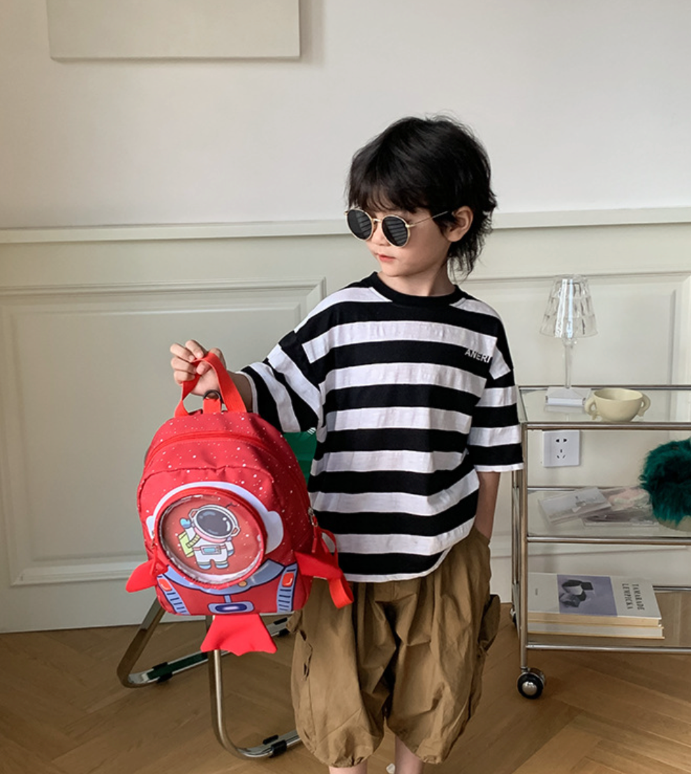 GESSY KID ROCKET BACKPACK IN RED