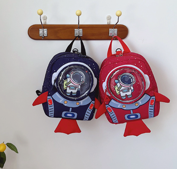 GESSY KID ROCKET BACKPACK IN RED