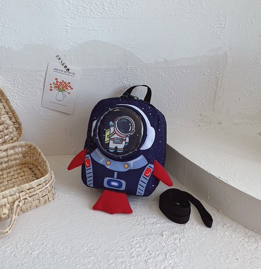 GESSY KID ROCKET BACKPACK IN BLUE