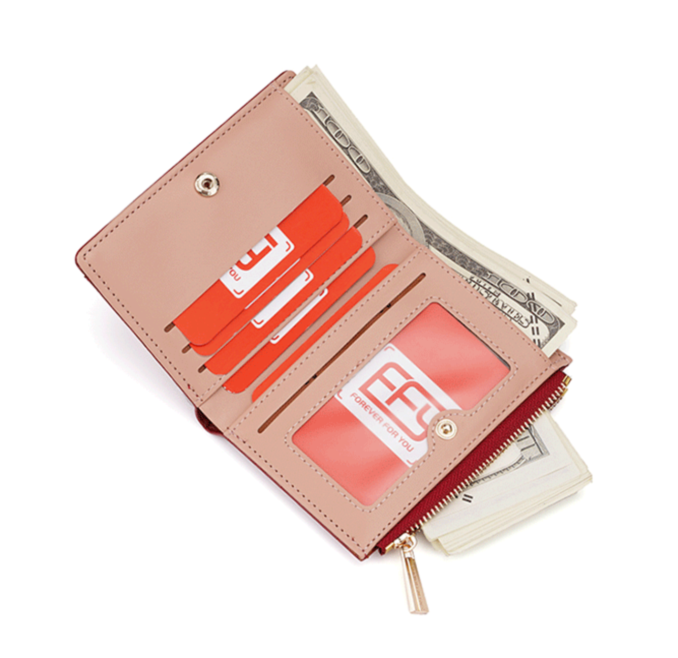 GESSY CARD HOLDER IN RED