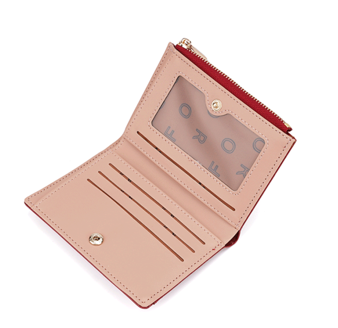 GESSY CARD HOLDER IN BROWN(GREY)