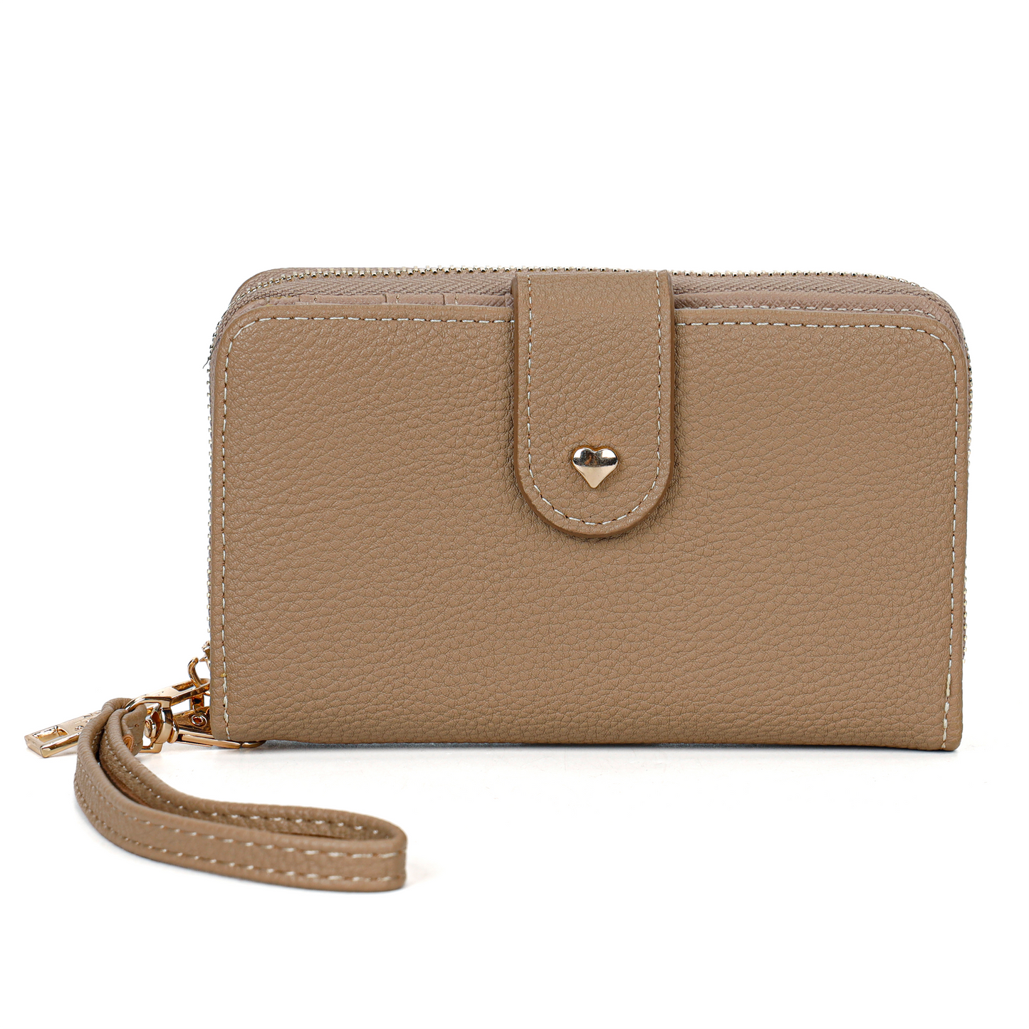 LYDC HEART SHAPE BUTTON SHORT PURSES
