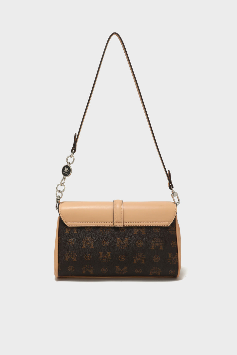 GESSY RETRO METAL BUCKLE COMPARTMENT FLAP BAG