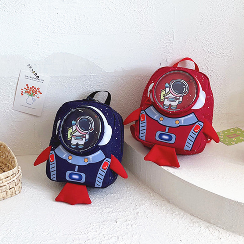 GESSY KID ROCKET BACKPACK IN RED