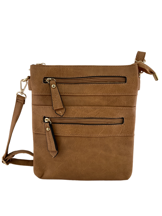 GESSY MULTI-LAYER HANDBAG IN BEIGE