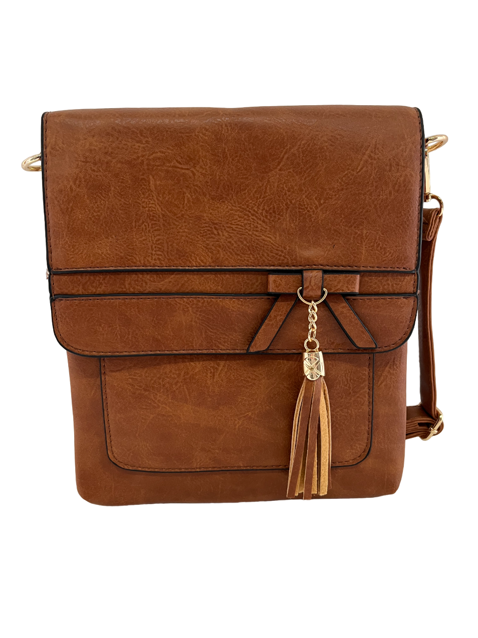 GESSY BOW-TIE HANDBAG IN EARTH YELLOW