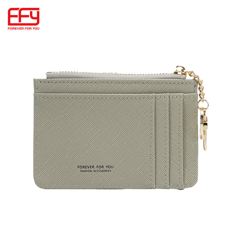 GESSY MULTI-LAYER CARD HOLDER WITH KEY RING